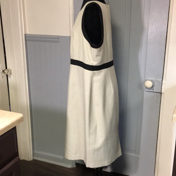 Evan-Picone Black Label Tan & Black Dress - Matching Jacket in Separate Listing - Picture 2 of 5